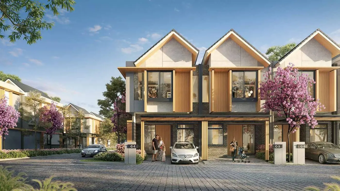 Tampak rumah K-Series Areum Parc Bogor