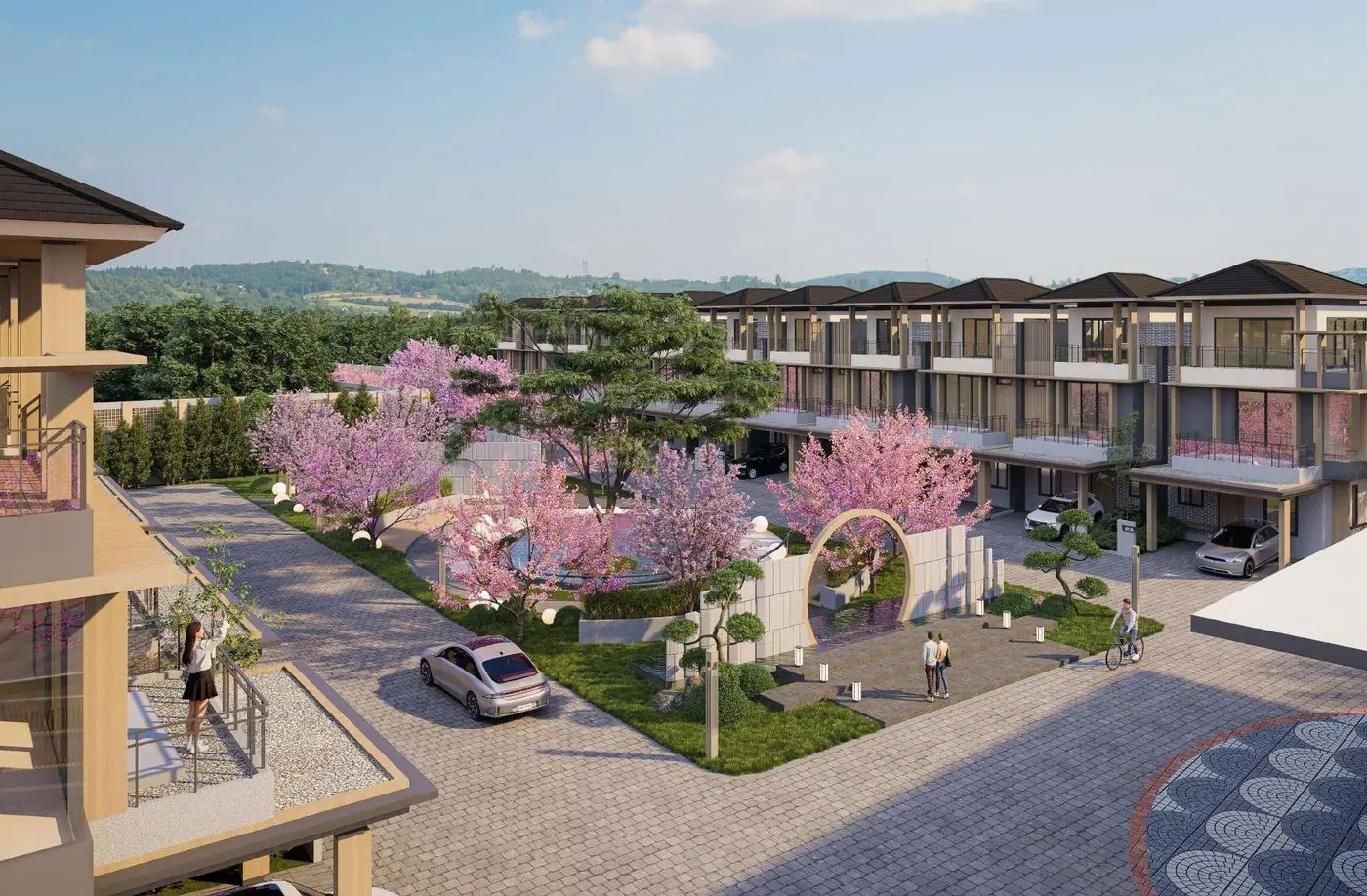 Site plan cluster Hosu Parc