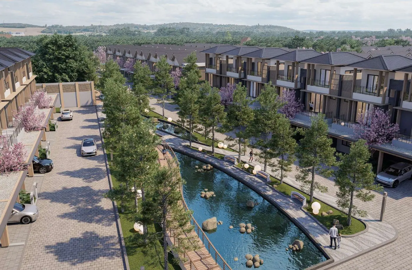 Site plan cluster San Parc