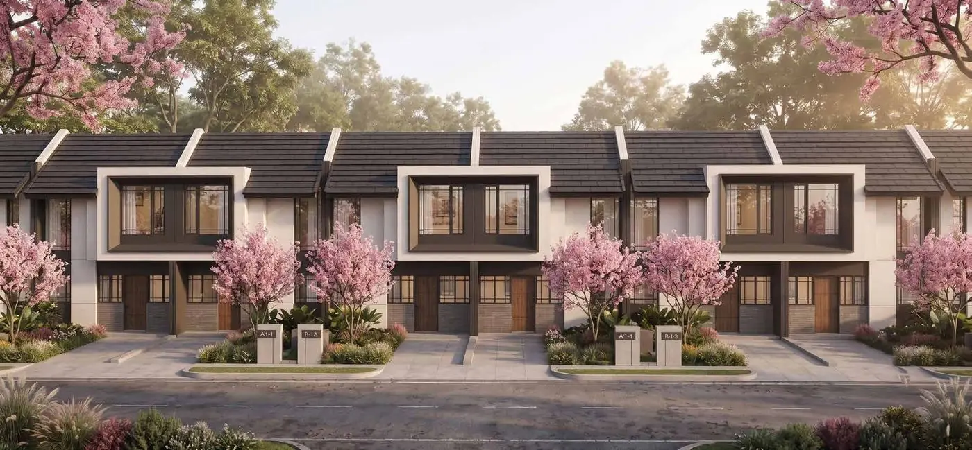 Fasad rumah Skyhaus 50 & 100 Areum Parc Bogor