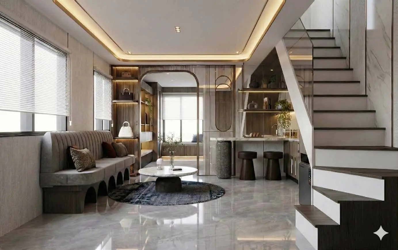 Living room Sky Villa 100