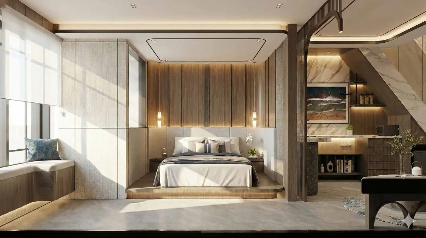 Master bedroom Sky Villa 100